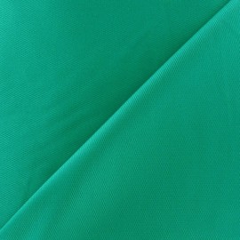 Tissu piqué de coton turquoise x 10cm