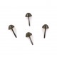 Pied de sac bronze- lot de 4