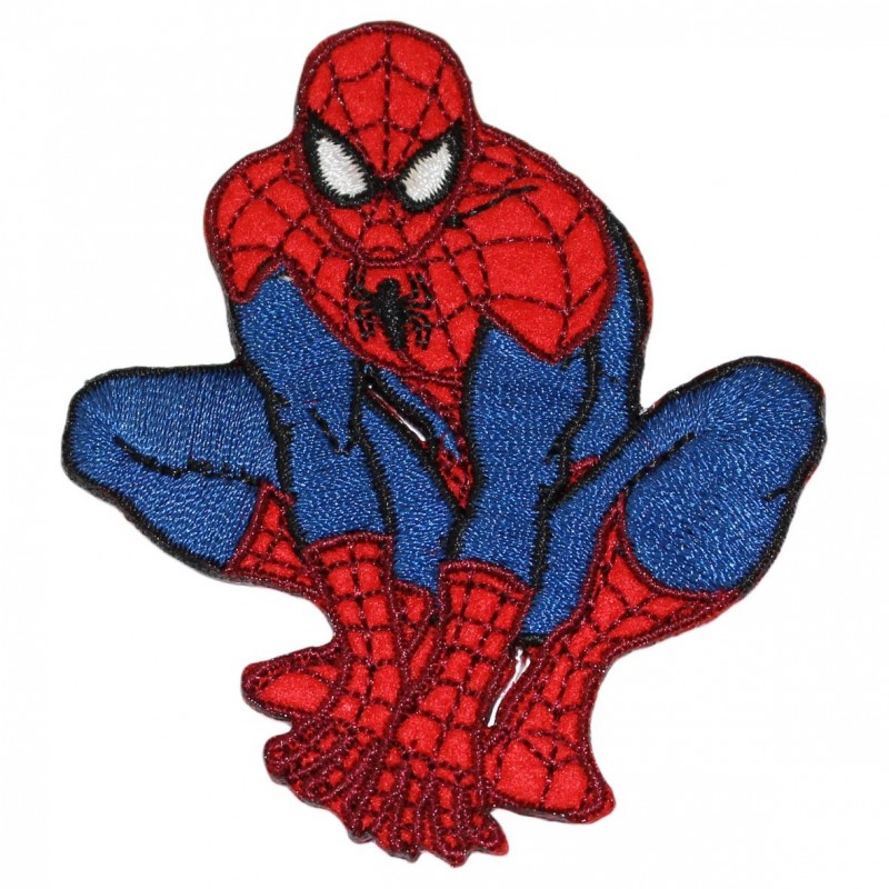 Embroidered ironon patch Spiderman B Ma Petite Mercerie