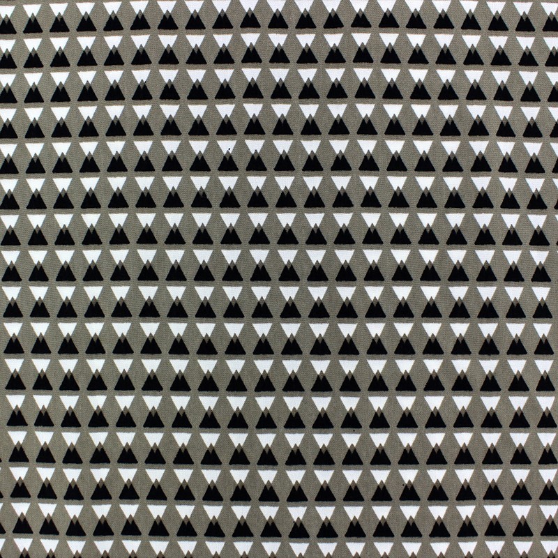 Microfiber Fabric Graphic Moutain Raw x 10cm Ma Petite Mercerie