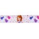 Satin ribbon Disney, Sofia the First 25 mm - white
