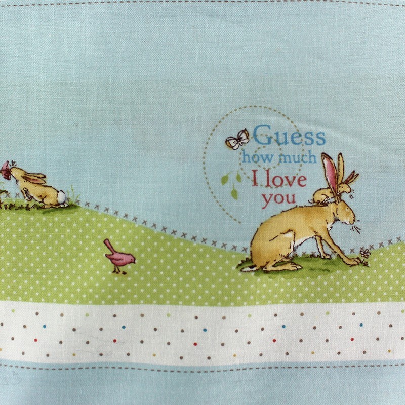 Tissus pas cher 100 coton Tissu Guess How Much I love you C fond