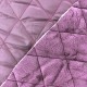 Reversible quilted Fabric Minkee - mauve x 10cm
