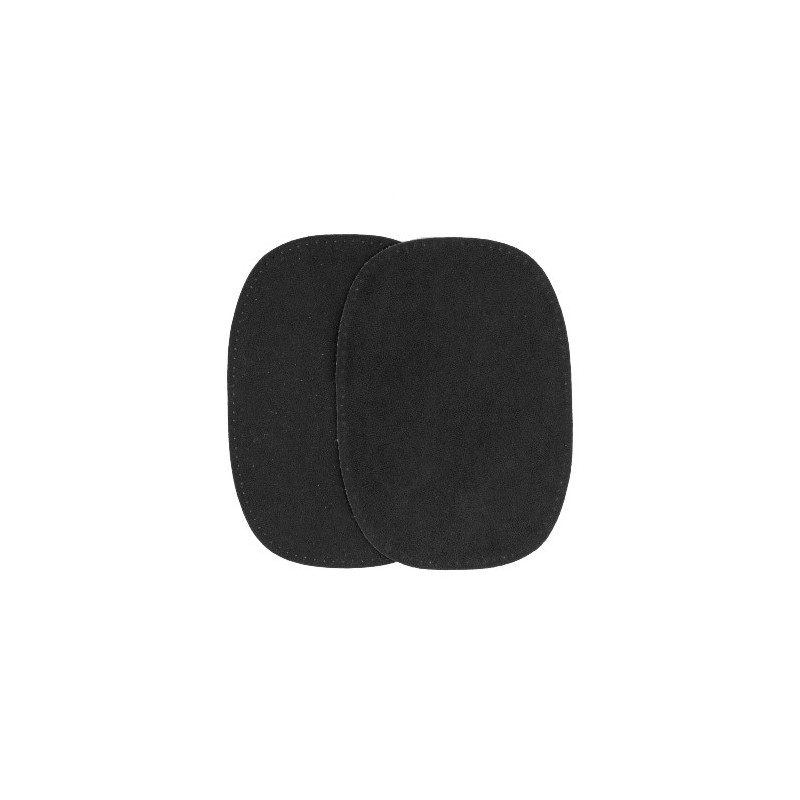Elbow patch black false suede Ma Petite Mercerie