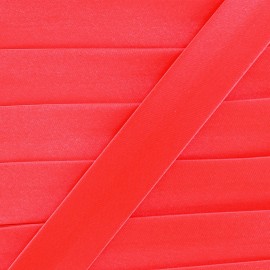 Biais satin fluo fuchsia  x 1m