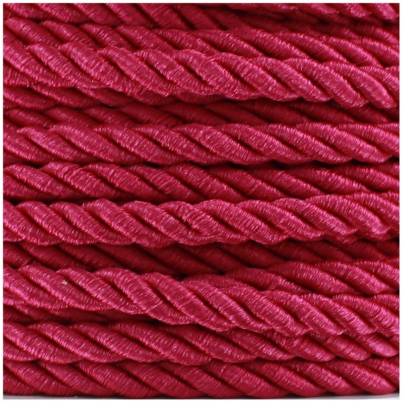 CaPiSo Cordon Torsadé Longueur 50 M Largeur 3 Mm Viola