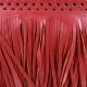 Fauw leaher fringe Apache - red x 50cm