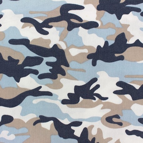 camo denim fabric