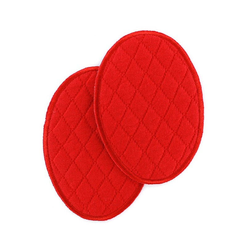 Sewon padded elbow patch red (x2) Ma Petite Mercerie