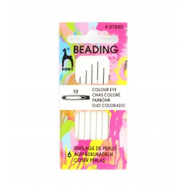 Clover Beading needles n°10 - black eye