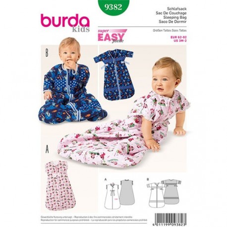 sleeping bag Burda n°9382