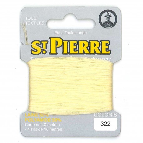 Laine Saint Pierre 40 M card Darning / embroidery - 322 Barley