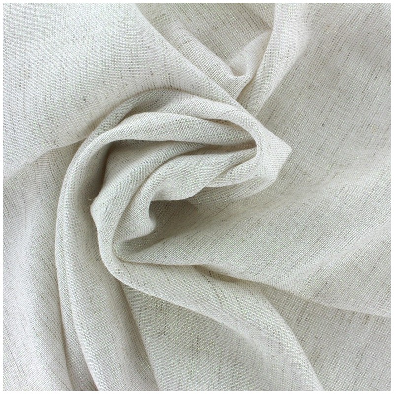 Iridescent light linen viscose fabric x 10cm Ma Petite Mercerie