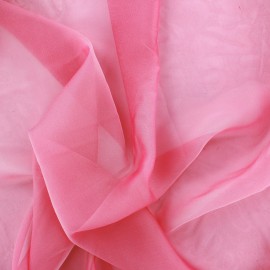 Silky Muslin Fabric - pink x 50cm