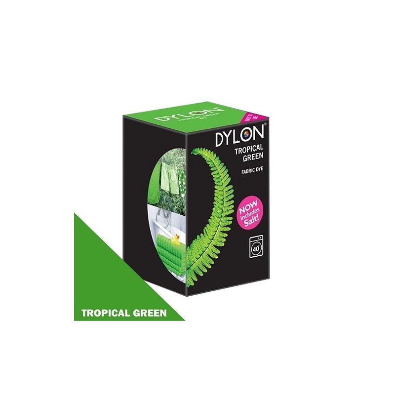 Dylon fabric dye for machine use tropical green Ma Petite Mercerie