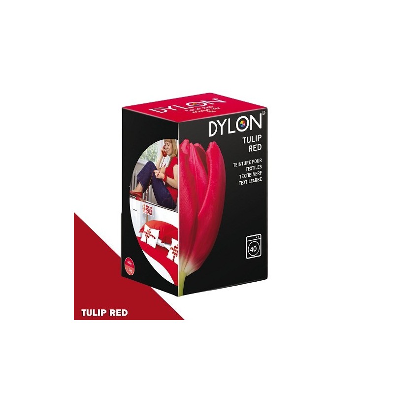 Dylon fabric dye for machine use Tulip red Ma Petite Mercerie