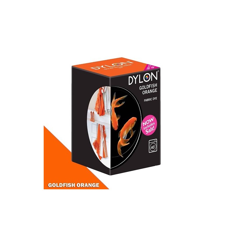 Dylon fabric dye for machine use Goldfish orange Ma Petite Mercerie