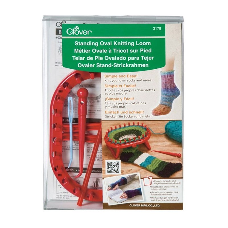 Clover standing oval knitting loom Ma Petite Mercerie