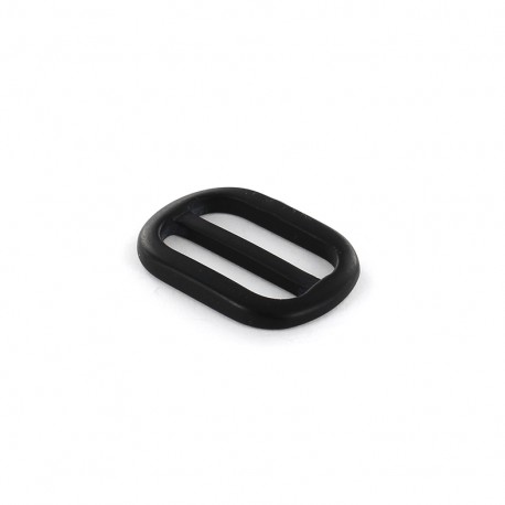 buckle polyester effet nacre - black