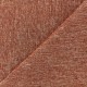 Tissu jacquard velours Caoba - brique x 10cm