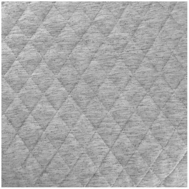Mocked Quilted Lining Fabric light grey x 10cm Ma Petite Mercerie
