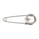 Kilt safety pin Léopoldine - silver