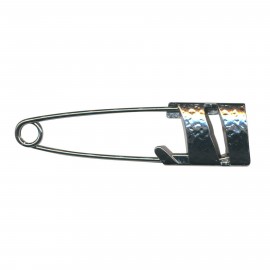 Kilt safety pin Hildegarde - black metal