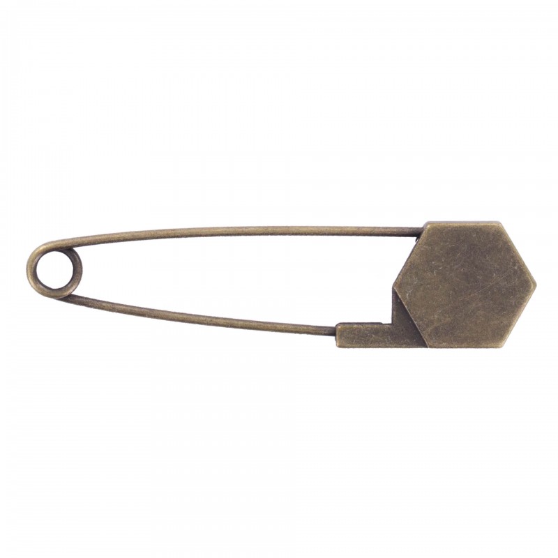 ♥ Kilt safety pin Keyliah bronze ♥ Ma Petite Mercerie