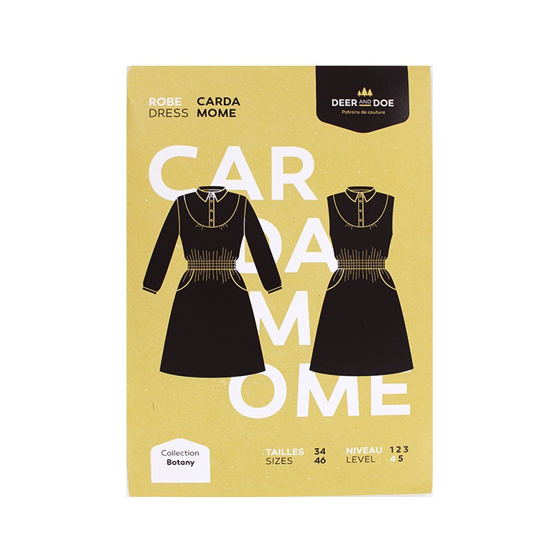 Sewing pattern Deer and Doe dress Cardamome