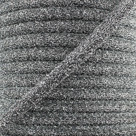 Lurex cord Party - silver x 1m
