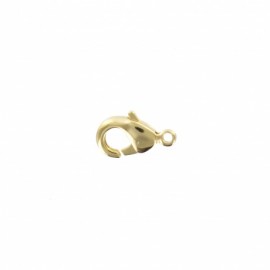 Lobster claw clasp 9.5 mm - gold