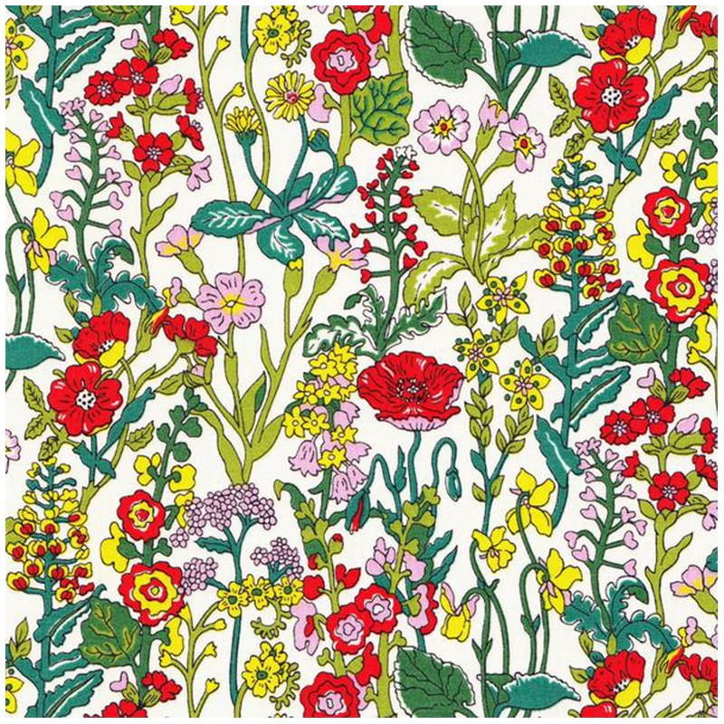 Tissu Liberty Flowers A x 10cm Ma Petite Mercerie