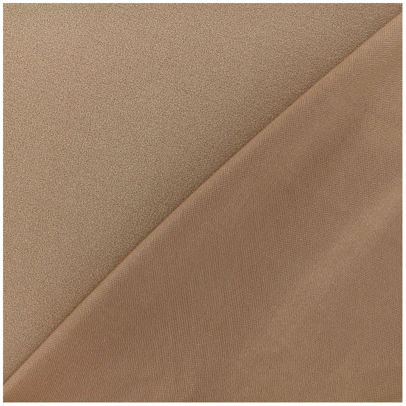 Crepe jersey fabric light brown x 10cm Ma Petite Mercerie