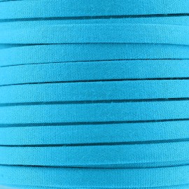 Cotton Spaghetti Cord 5 mm - turquoise
