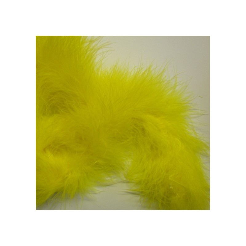 ♥ Feather boa yellow ♥ Ma Petite Mercerie