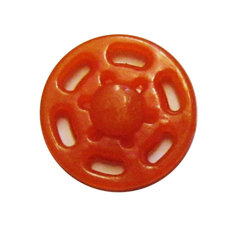 Plastic sewon snap button orange Ma Petite Mercerie