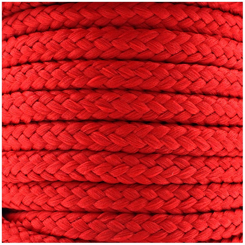 Braided cord 10mm rouge x 1m Ma Petite Mercerie