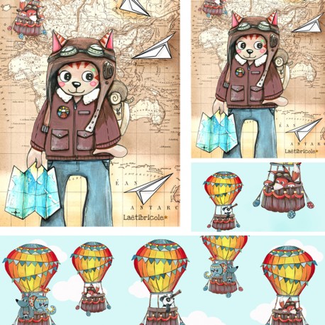 Toile polyester Laëtibricole - Le kit voyage!