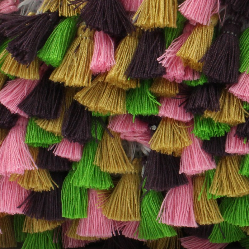 Uxcell Ruban à Pompons Brodés De 4,6 M De Long - Bordure En