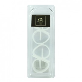 Tablecloth clips 50 mm - translucide x 4