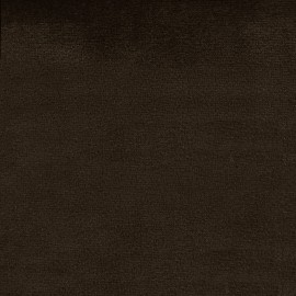 Brunei velvet fabric - brown x 10cm