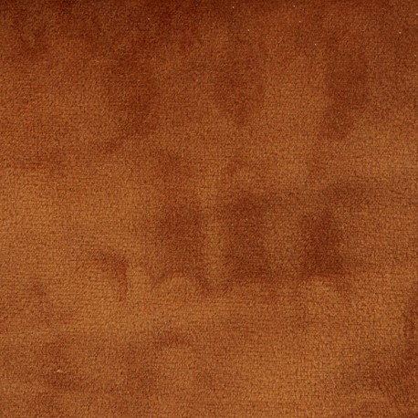 Brunei velvet fabric - terracotta x 10cm