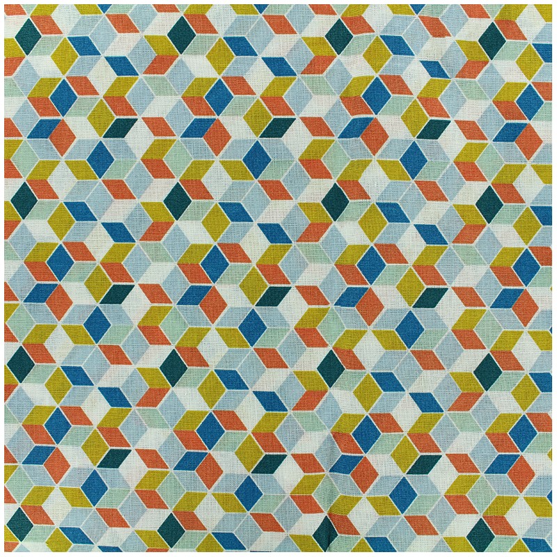 Cotton fabric Nano curcuma x 10cm Ma Petite Mercerie