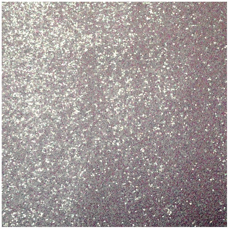 Glitter fabric Fiesta 69cm white
