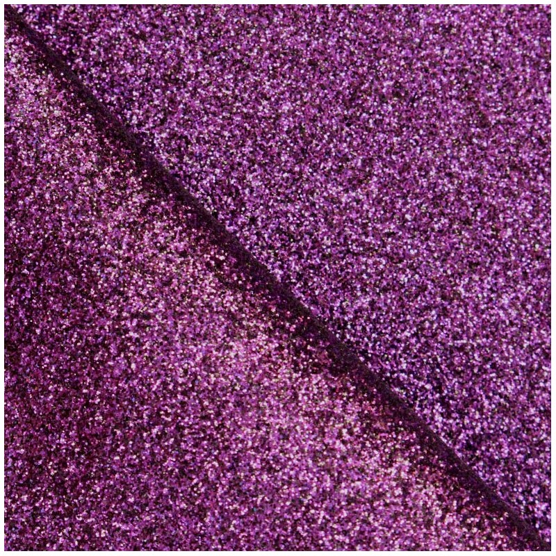 Glitter fabric Fiesta 140cm dark purple