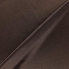 Lining jersey fabric - dark brown x 10cm