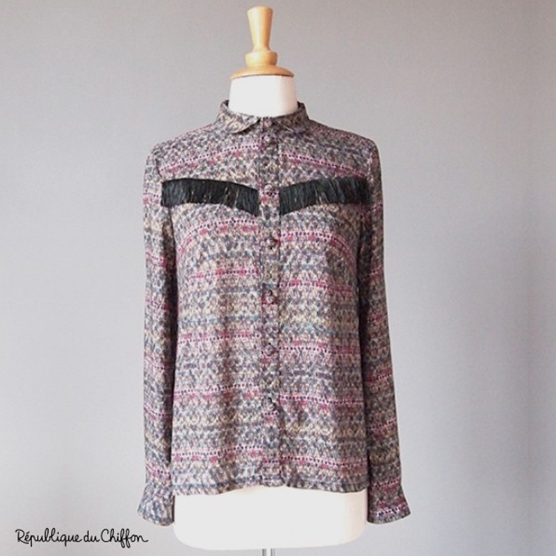 Sewing pattern République du Chiffon Blouse Johanna