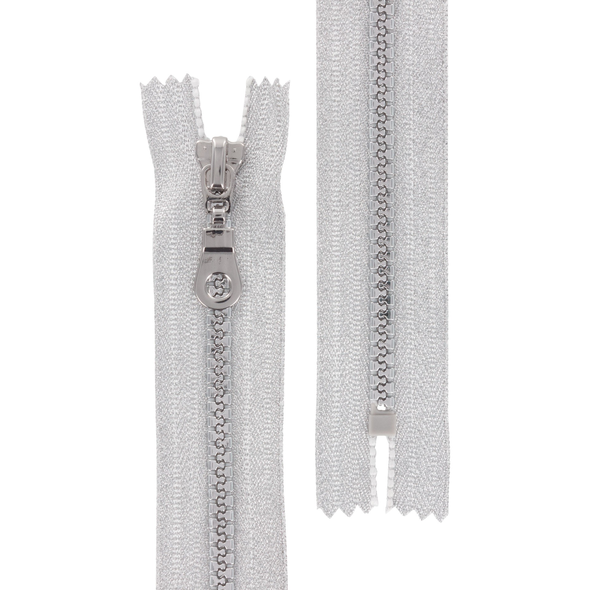 FERMETURES A GLISSIÈRE NON SEPARABLE 18 CM NOIRE MAILLE 6MM