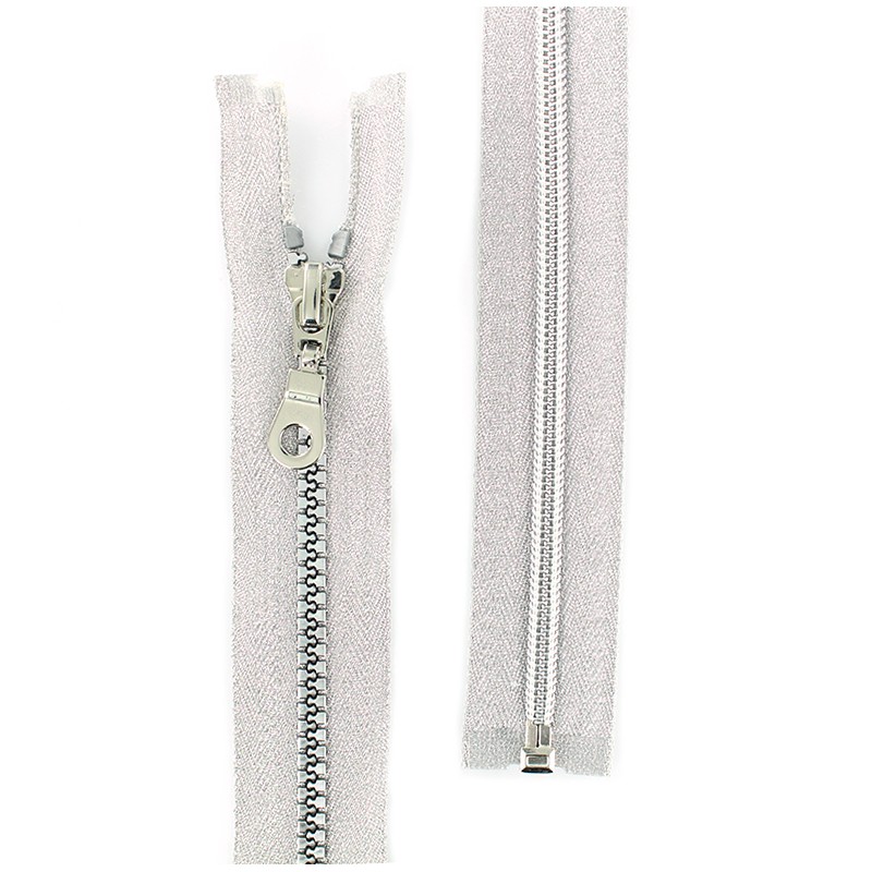Zipper fastener lurex Z96 silver Ma Petite Mercerie