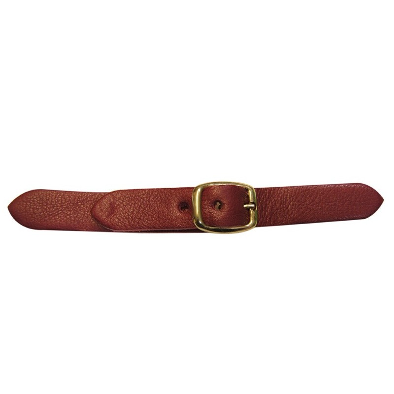 Leather Kilt strap with buckle Bordo burgundy Ma Petite Mercerie